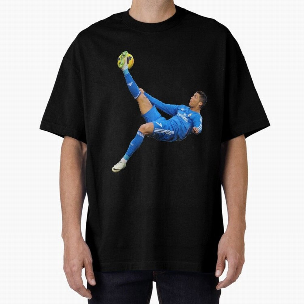 cristiano ronaldo Oversized T-Shirt Show Love for Legendary Goals in FIFA World Cup 2026 USA Canada Mexico for Fans of Haaland and Mbappe and Spain and Netherlands, Bringing Global Supporter Spirit, Legendary Goals, National Colors and Tournament