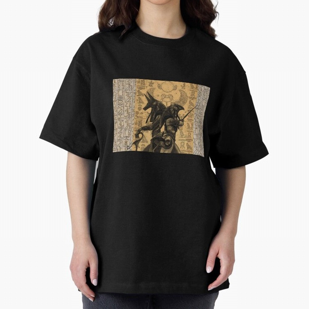 ANUBIS HORUS Oversized T-Shirt Make Your Look Match FIFA World Cup 2026 Group Stage Spirit, Centered on Germany, Haaland and Mbappe, Retro Football Energy, Iconic Rivalries, Trophy Chase Drama and Stadium Atmosphere; Great for Watch Parties, Sports