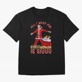 All I Want for CR7istmas is SIUUU - Cristiano Ronaldo Manchester United MUFC Christmas Jumper Oversized T-Shirt Honor the Football Icons of FIFA World Cup 2026 for Fans of Cristiano Ronaldo and Brazil, Bringing Stadium Chants, National Pride,