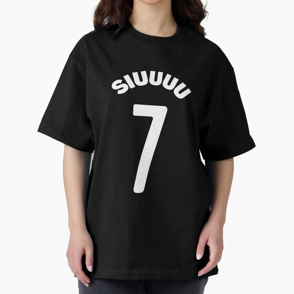 SIUUU Oversized T-Shirt Keep the Legacy of the FIFA World Cup 2026 Journey through Messi, Neymar and Mbappe Highlights, Portugal, Spain and Germany Pride, Worldwide Fan Energy, Dramatic Goals, Stadium Lights and Championship Celebrations; Perfect