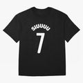 SIUUU Oversized T-Shirt Keep the Legacy of the FIFA World Cup 2026 Journey through Messi, Neymar and Mbappe Highlights, Portugal, Spain and Germany Pride, Worldwide Fan Energy, Dramatic Goals, Stadium Lights and Championship Celebrations; Perfect