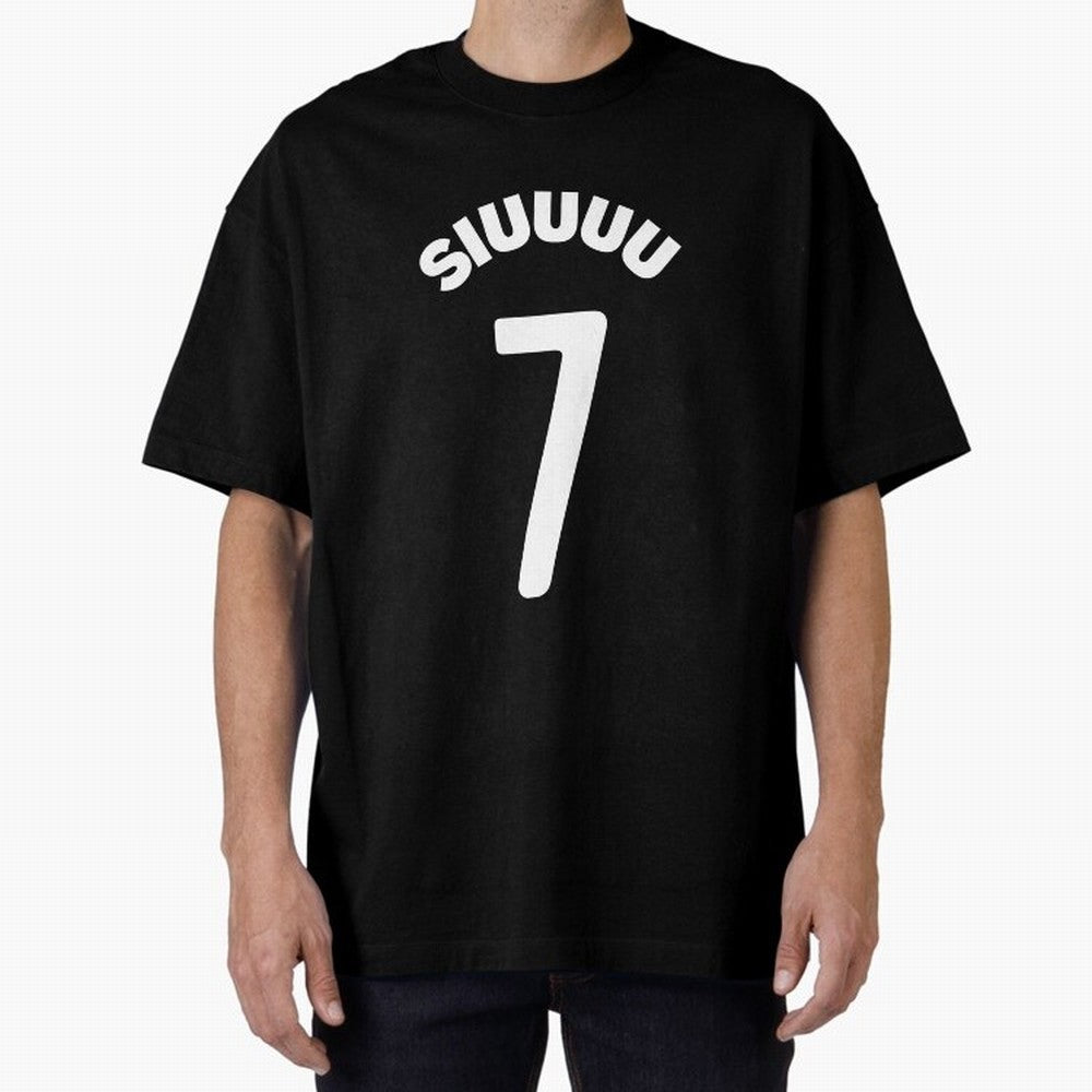 SIUUU Oversized T-Shirt Keep the Legacy of the FIFA World Cup 2026 Journey through Messi, Neymar and Mbappe Highlights, Portugal, Spain and Germany Pride, Worldwide Fan Energy, Dramatic Goals, Stadium Lights and Championship Celebrations; Perfect