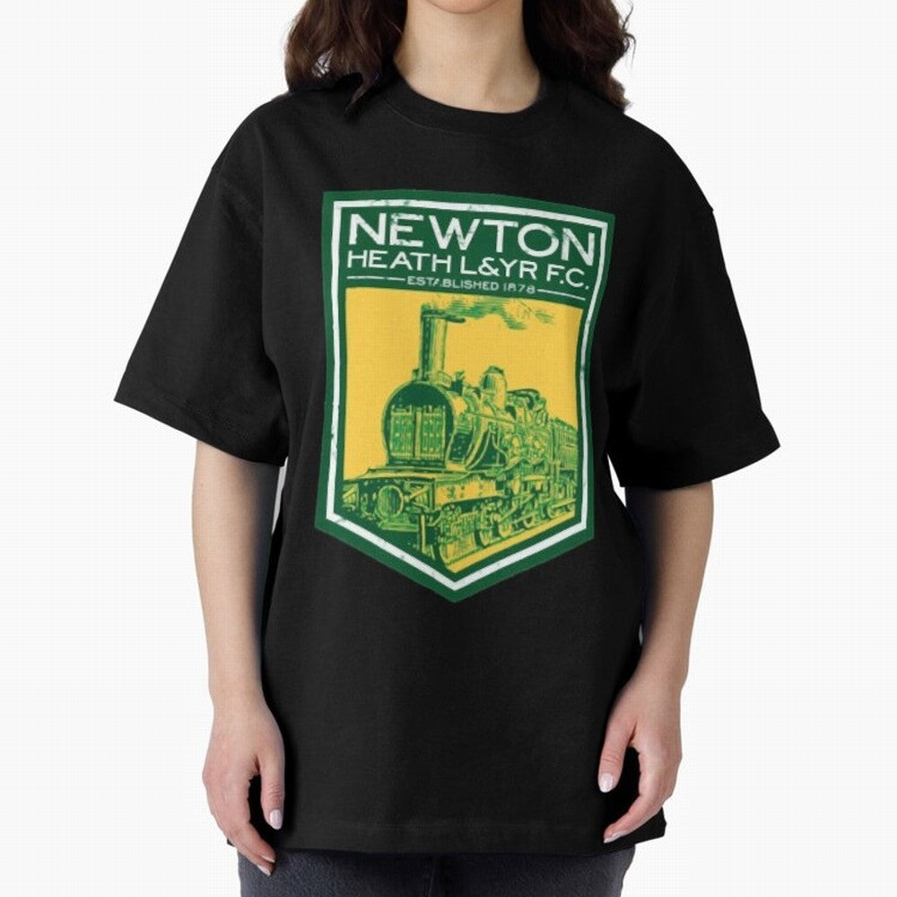 Manchester United Newton Heath 1878 Oversized T-Shirt Bring Home Global Football Passion for FIFA World Cup 2026 USA Canada Mexico, Centered on Mbappe, Portugal, Spain and Germany, Worldwide Fan Energy, Dramatic Goals, Stadium Lights and