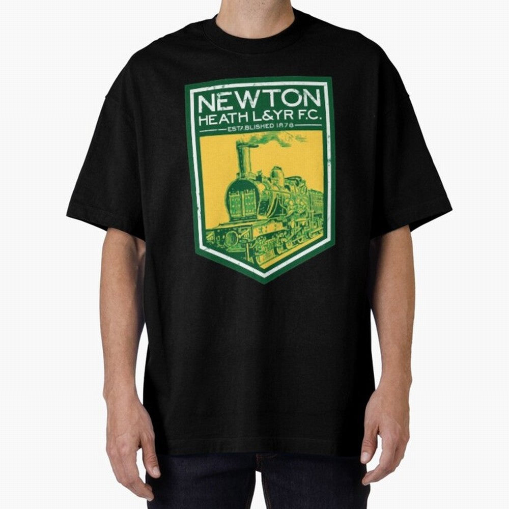 Manchester United Newton Heath 1878 Oversized T-Shirt Bring Home Global Football Passion for FIFA World Cup 2026 USA Canada Mexico, Centered on Mbappe, Portugal, Spain and Germany, Worldwide Fan Energy, Dramatic Goals, Stadium Lights and