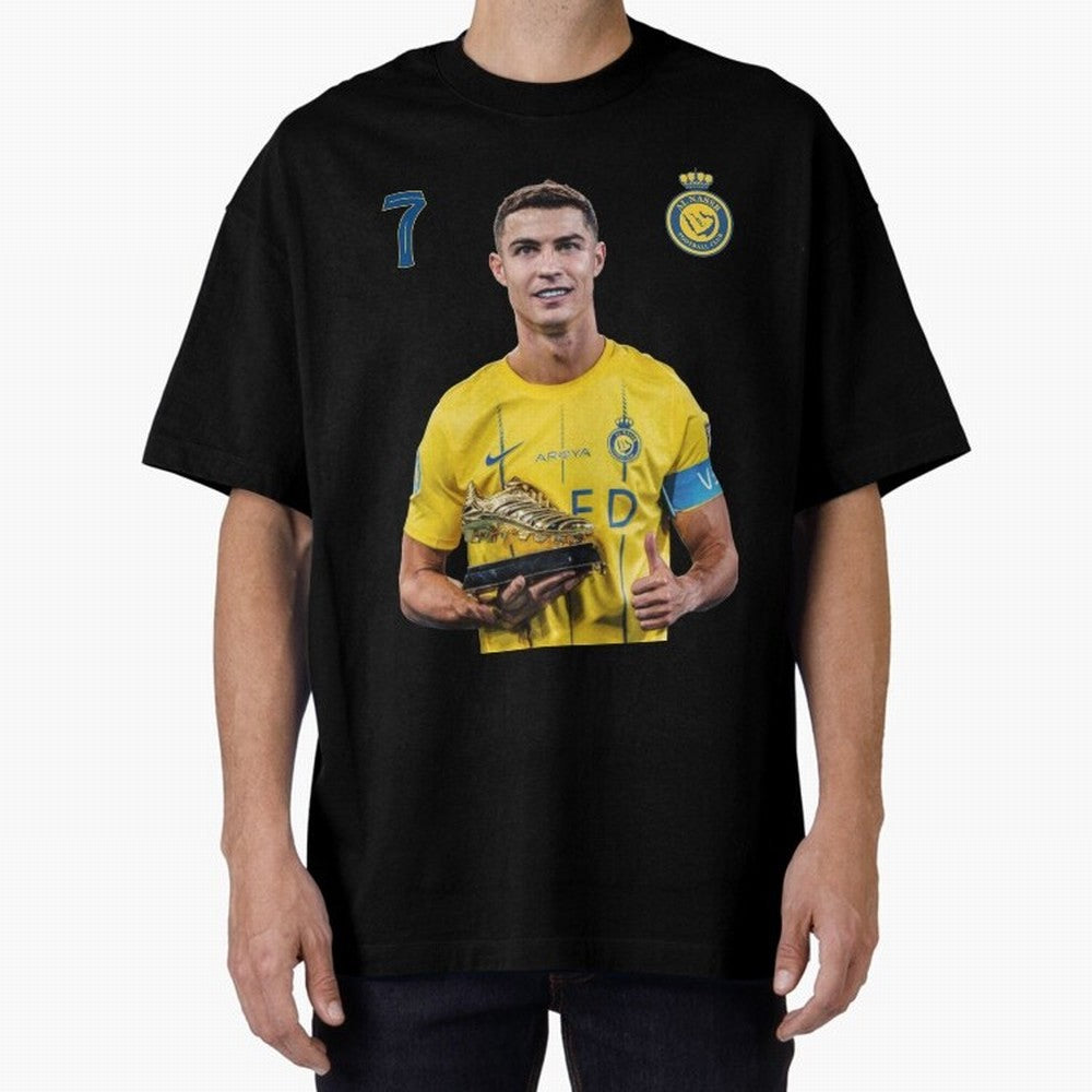 Cr7 cristiano ronaldo red black yellow blue milano real madid ronaldo cr ronaldo cristiano Portugal 7 9 united alnassr al nassr nassr al nassar hilal Oversized T-Shirt Show Fan Pride Across Global Football Passion for FIFA World Cup 2026 Group