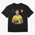 Cr7 cristiano ronaldo red black yellow blue milano real madid ronaldo cr ronaldo cristiano Portugal 7 9 united alnassr al nassr nassr al nassar hilal Oversized T-Shirt Show Fan Pride Across Global Football Passion for FIFA World Cup 2026 Group