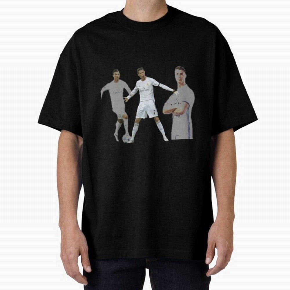 RONALDO Oversized T-Shirt Support the Legends of Match Day Hype around FIFA World Cup 2026 Group Stage, CR7, Germany, Worldwide Fan Energy, Dramatic Goals, Stadium Lights and Championship Celebrations; Made for Die Hard Supporters, Soccer Lovers,