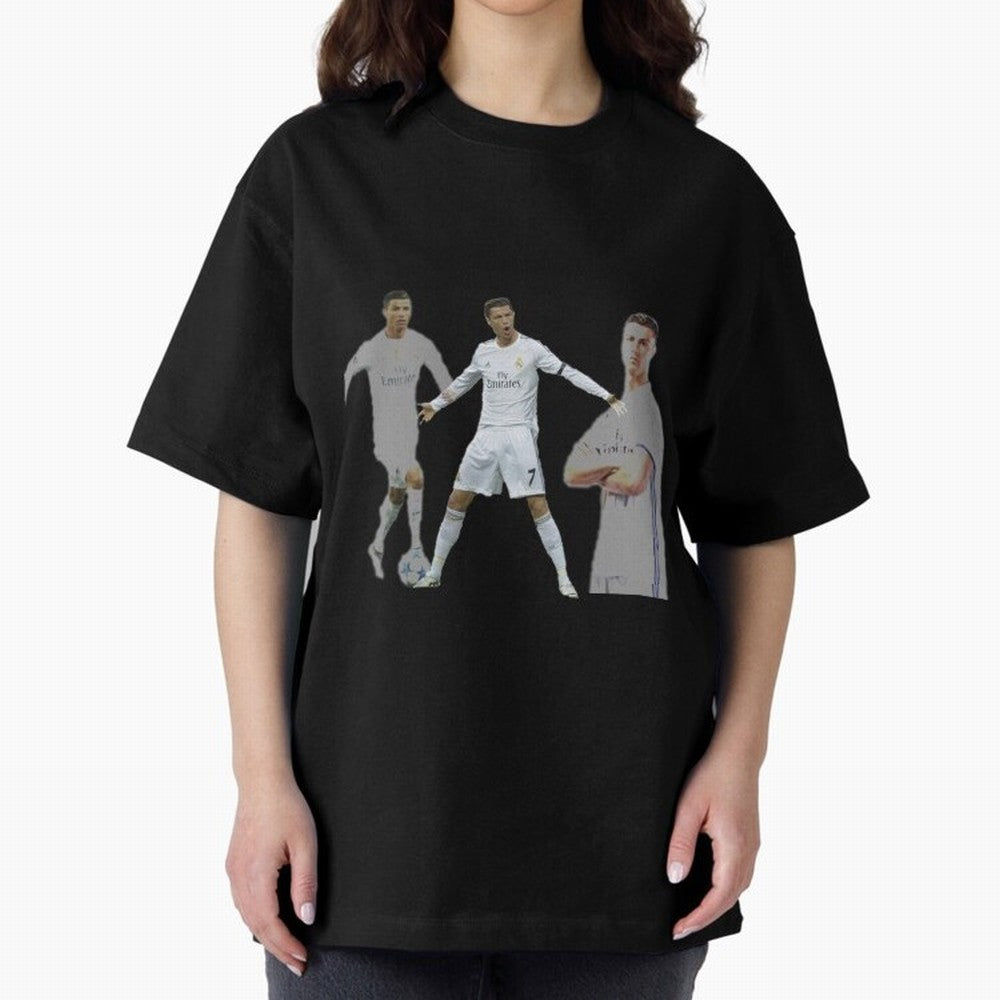 RONALDO Oversized T-Shirt Support the Legends of Match Day Hype around FIFA World Cup 2026 Group Stage, CR7, Germany, Worldwide Fan Energy, Dramatic Goals, Stadium Lights and Championship Celebrations; Made for Die Hard Supporters, Soccer Lovers,