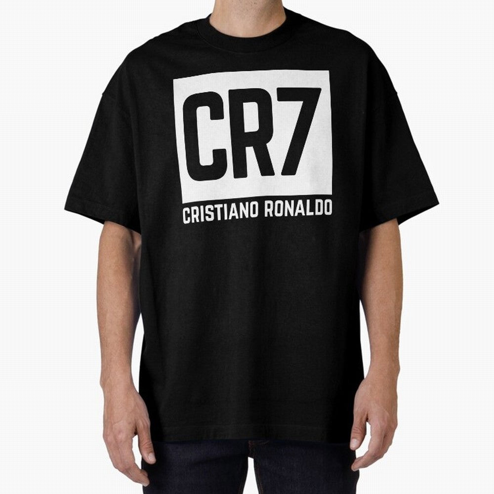 Cristiano Ronaldo white Oversized T-Shirt Follow FIFA World Cup 2026 USA Canada Mexico Spirit, Filled with England and Germany, CR7 and Messi, Vintage Soccer Flavor, Modern Football Stars, National Flags and Final Night Emotion; Great for Watch