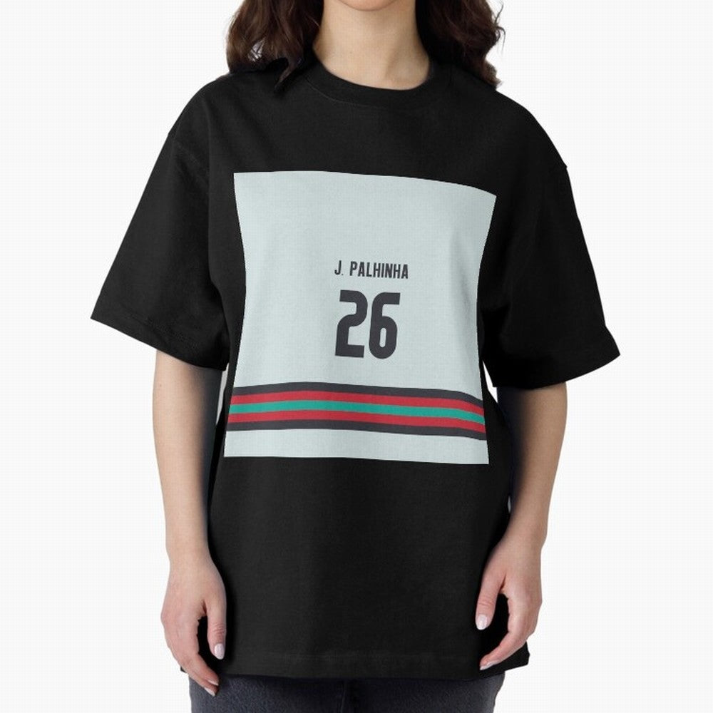 Palhinha Portugal Away Oversized T-Shirt Feel the Roar of FIFA World Cup 2026 Group Stage for Fans of Cristiano Ronaldo and Brazil, Bringing Game Day Rituals, Football Legends, Country Pride and the Road to the Final; Created for Match Day Parties,
