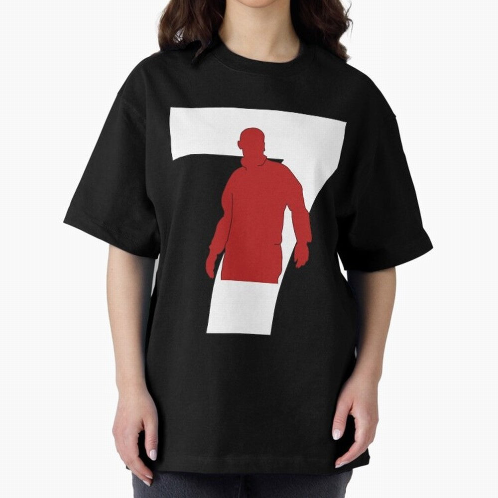 Eric Cantona Manchester United 7 Oversized T-Shirt Back Your Heroes with Global Football Passion for FIFA World Cup 2026 USA Canada Mexico, Built around Mbappe and Neymar, Argentina, France and Brazil, Classic Soccer Heritage, Championship