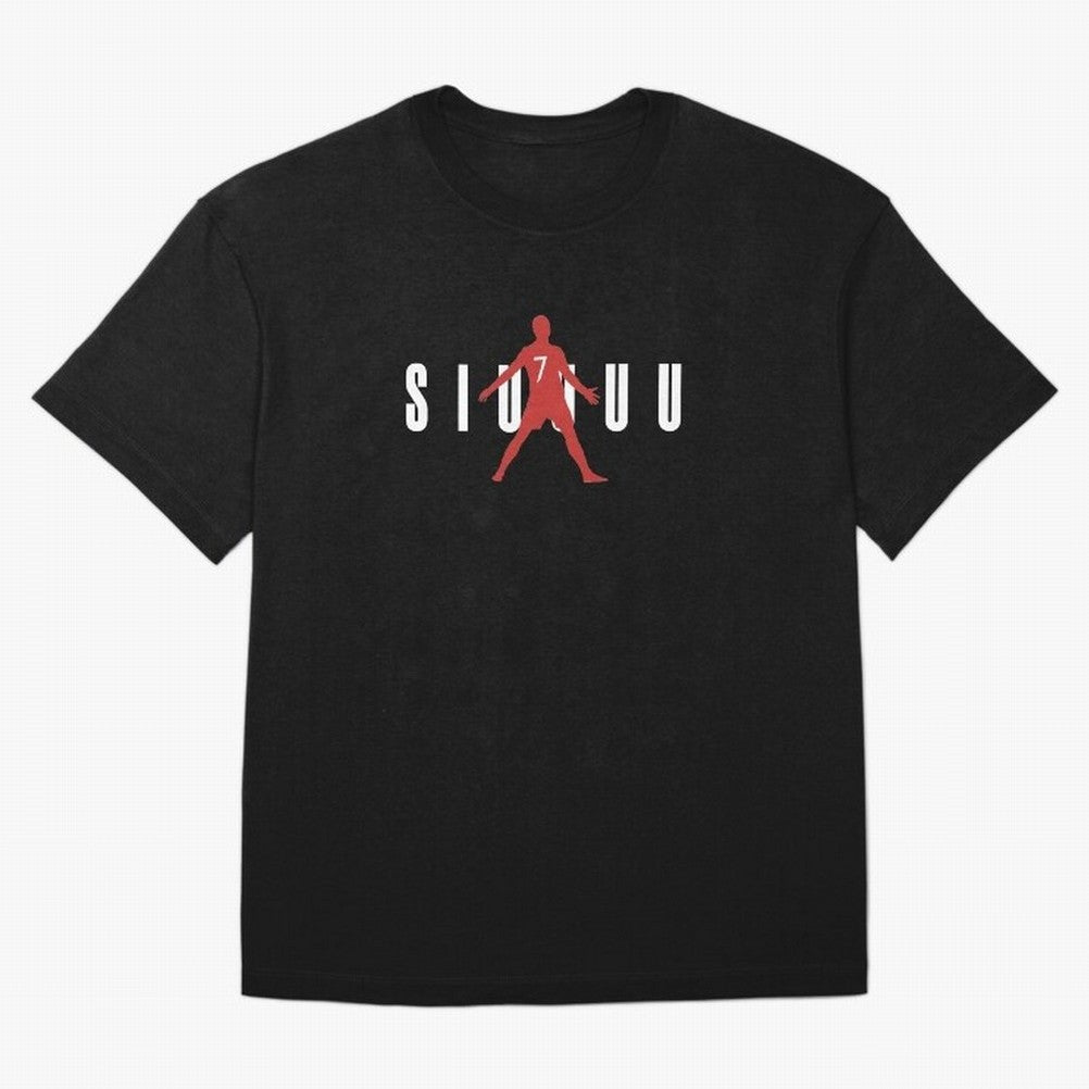 Cristiano Ronaldo Manchester United Siuuuu Oversized T-Shirt Share the Excitement of the FIFA World Cup 2026 USA Canada Mexico Journey through CR7 Highlights, Argentina and Brazil Pride, Vintage Soccer Flavor, Modern Football Stars, National Flags
