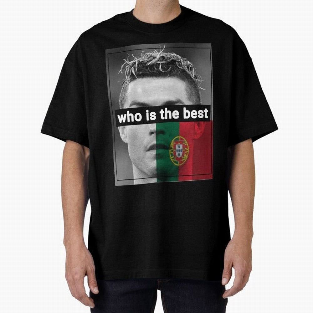 ronaldo Oversized T-Shirt Make Game Day About FIFA World Cup 2026 Spirit, Highlighting Argentina and Brazil, Cristiano Ronaldo, Tournament Hype, Historic Matchups, Family Viewing Parties and Global Sports Pride; Made for Collectors Who Enjoy Iconic