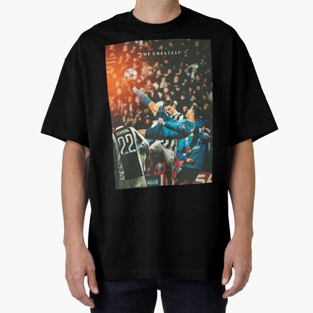 Ronaldo Bicycle Kick Skills Greatest, Ronaldo Gifts, Ronaldo Best Selling , Ronaldo Top Items Oversized T-Shirt Carry the Colors and Pride of FIFA World Cup 2026 Group Stage for Fans of CR7 and Messi and Germany, Bringing Worldwide Fan Energy,