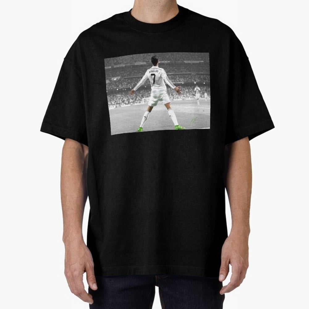 Cristiano Ronaldo 7 Oversized T-Shirt Bring a Vintage Feel to FIFA World Cup 2026 USA Canada Mexico Celebrating Haaland and Mbappe, France Energy, Football Festival Excitement, Trophy Ambitions, Country Rivalries and Star Player Buzz; Perfect for