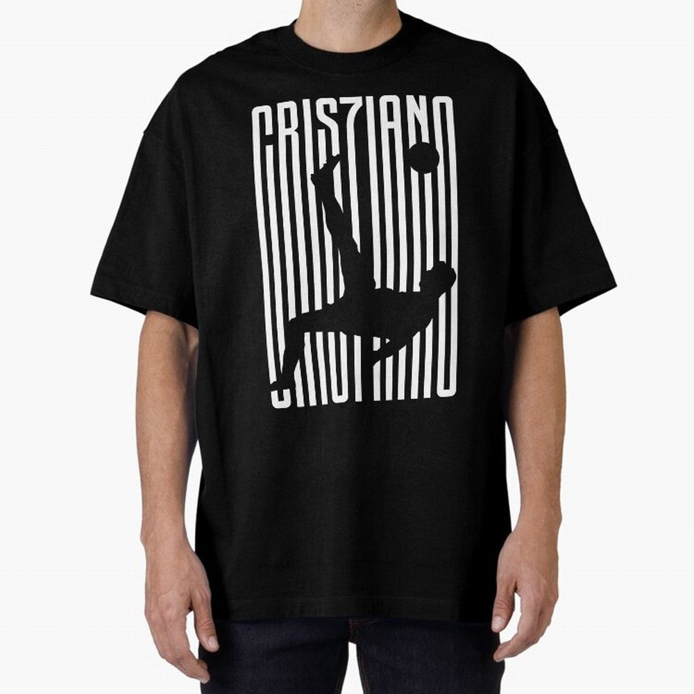 CR7 Juve White Oversized T-Shirt Carry the Dream of the FIFA World Cup 2026 Journey through Mbappe Highlights, England Pride, Worldwide Fan Energy, Dramatic Goals, Stadium Lights and Championship Celebrations; Created for Match Day Parties, Soccer