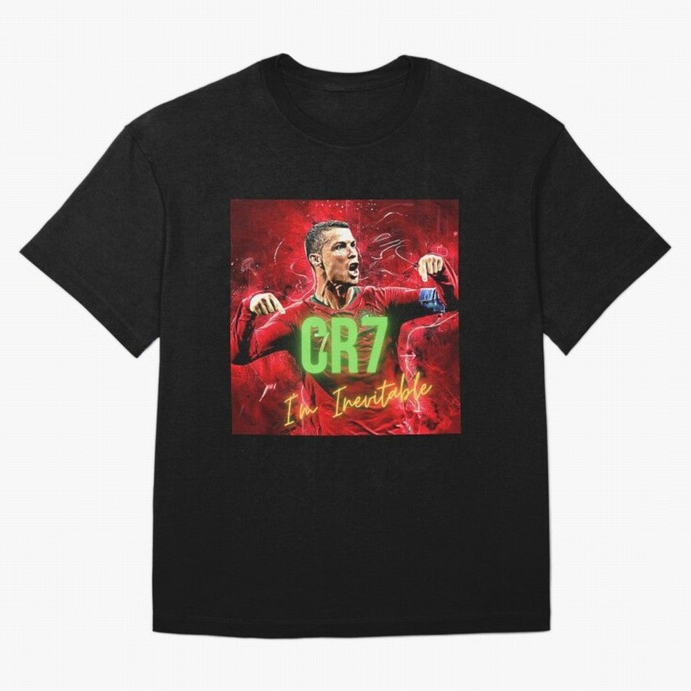 CR7 Oversized T-Shirt Join FIFA World Cup 2026 USA Canada Mexico for Fans of Mbappe and Neymar and England and Germany, Bringing Worldwide Fan Energy, Dramatic Goals, Stadium Lights and Championship Celebrations; Perfect for Supporters Who Want