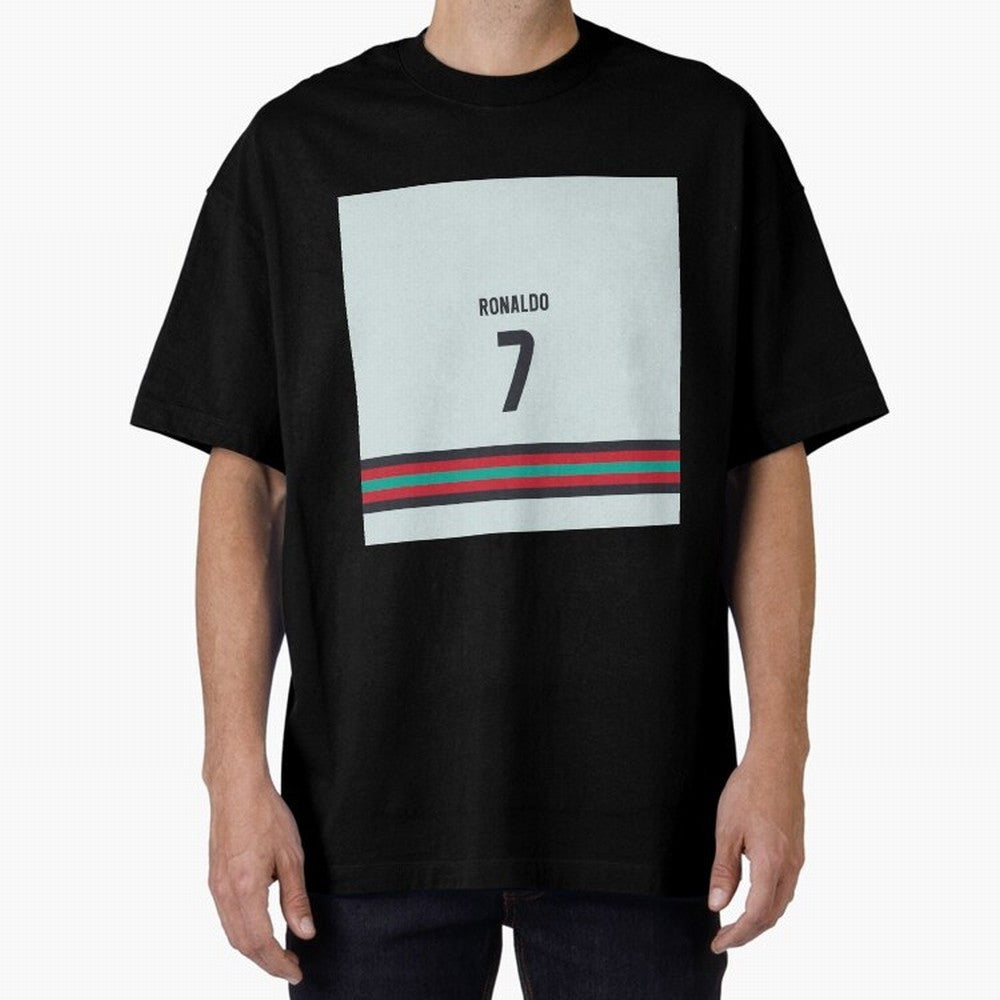 Cristiano Ronaldo Portugal Away Oversized T-Shirt Support the Legends of FIFA World Cup 2026 Spirit, Made for Argentina and Brazil, CR7, Champion Mindset, Group Stage Buzz, Knockout Tension and Passionate Fan Culture; Made for Collectors Who Enjoy