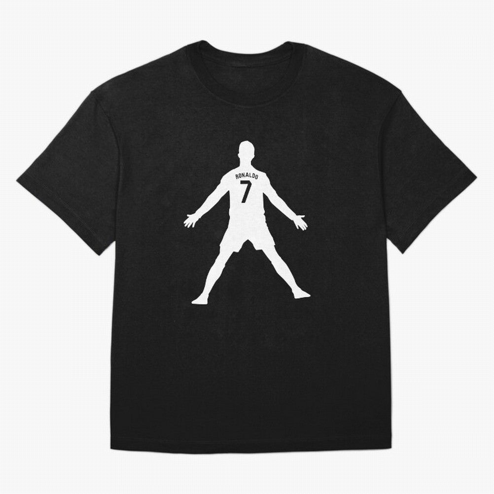 Cristiano Ronaldo Celebration in White Oversized T-Shirt Celebrate Rivalries and Pride in FIFA World Cup 2026 Group Stage Spirit, Centered on England, France and Netherlands, Messi, Soccer Culture, Superstar Moments, National Team Dreams and