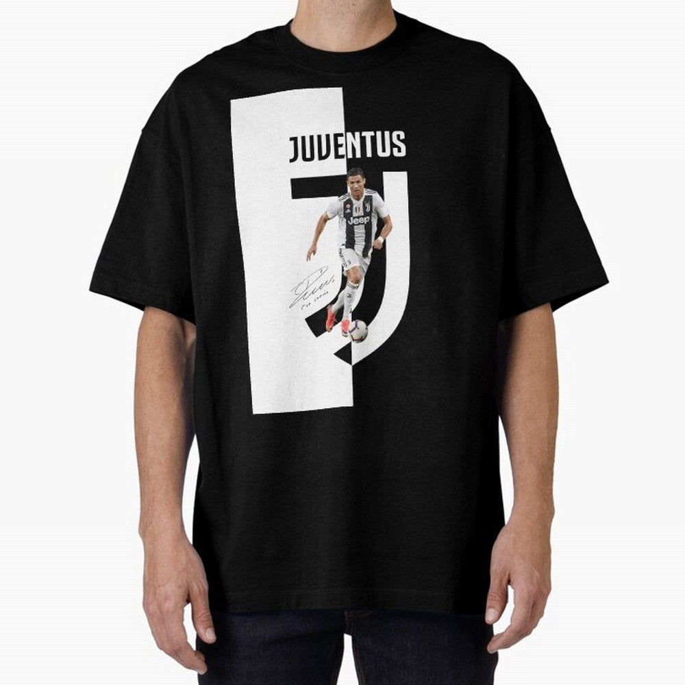 cristiano ronaldo - juventus - soccer top Oversized T-Shirt Show Support during FIFA World Cup 2026 Group Stage for Fans of Messi, Neymar and Mbappe and Brazil, Bringing Championship Spirit, Famous Goals, Roaring Crowds and International Football