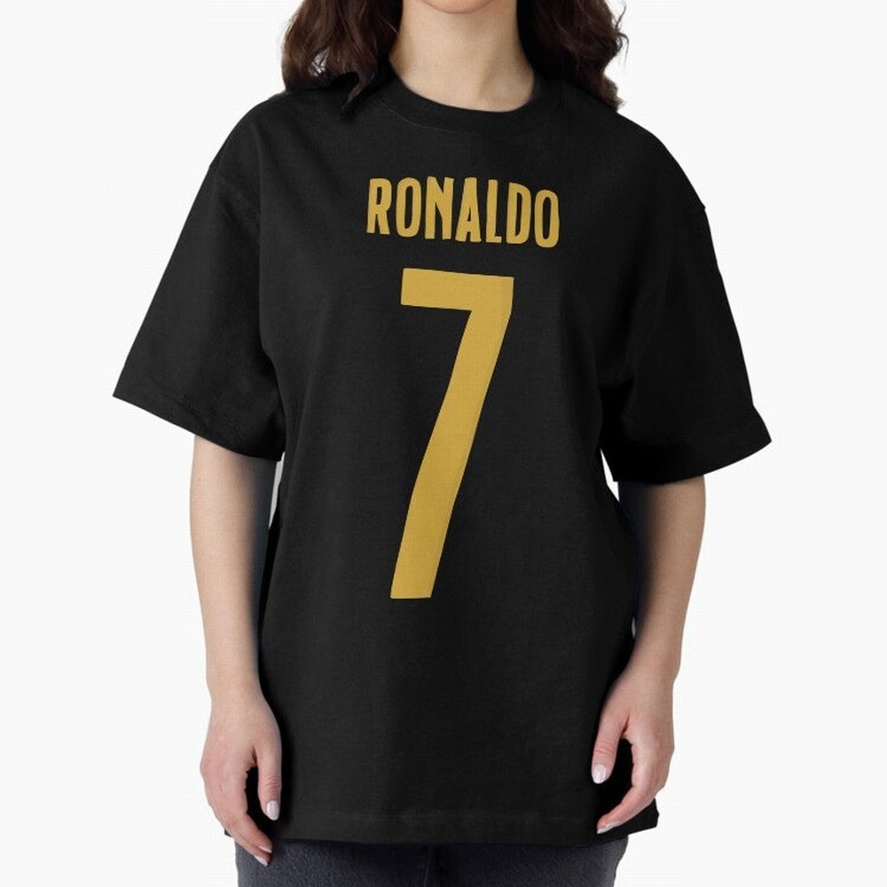 Ronaldo #7 (Portugal) Oversized T-Shirt Stand with the FIFA World Cup 2026 USA Canada Mexico Journey through CR7 and Messi Highlights, Portugal Pride, Soccer Culture, Superstar Moments, National Team Dreams and Competitive Fire; Great for Watch