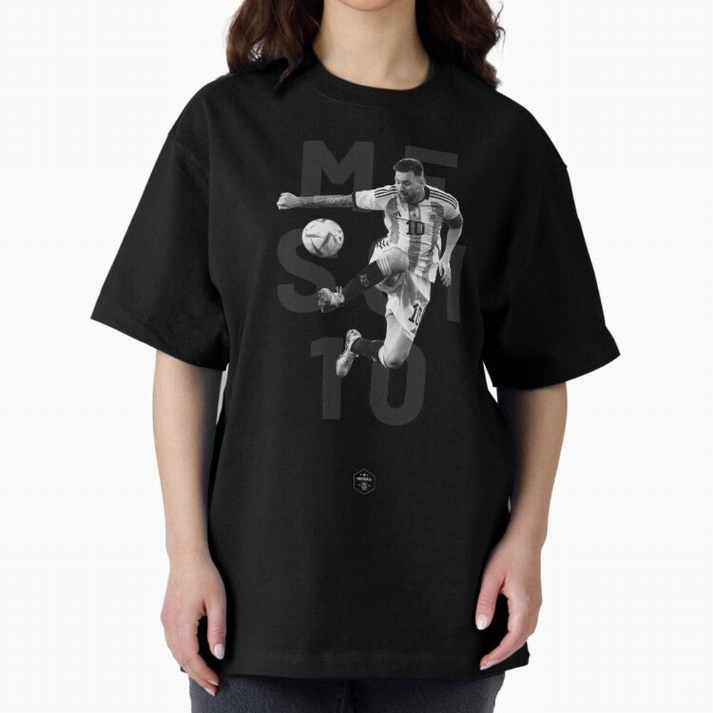 Lionel Messi Oversized T-Shirt Show Your Tournament Heart for FIFA World Cup 2026 USA Canada Mexico for Fans of Neymar, Haaland and Cristiano Ronaldo and England and Germany, Bringing Stadium Memories, Football Loyalty, International Chants and