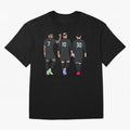 Messi Neymar France Football Players Trio Mmn #y79 Oversized T-Shirt Celebrate Fan Favorites in FIFA World Cup 2026 for Fans of Messi, CR7 and Mbappe and Spain, Bringing Championship Spirit, Famous Goals, Roaring Crowds and International Football