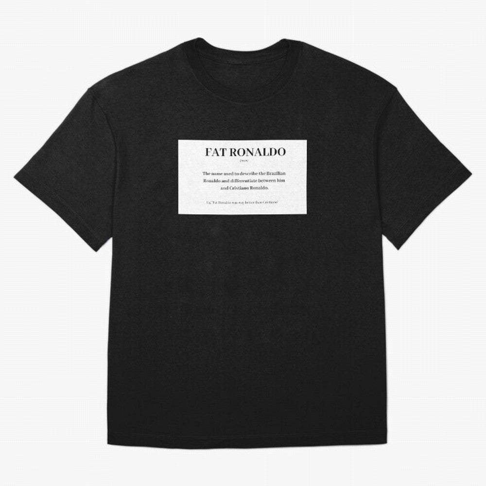 FAT RONALDO Oversized T-Shirt Celebrate Fan Favorites in Match Day Hype around FIFA World Cup 2026 Group Stage, Messi, Brazil, Portugal and Argentina, Supporter Pride, Iconic Celebrations, Legendary Names and Global Match Day Energy; Perfect for