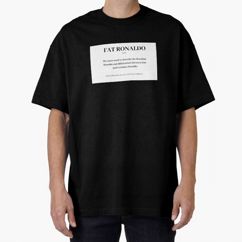 FAT RONALDO Oversized T-Shirt Celebrate Fan Favorites in Match Day Hype around FIFA World Cup 2026 Group Stage, Messi, Brazil, Portugal and Argentina, Supporter Pride, Iconic Celebrations, Legendary Names and Global Match Day Energy; Perfect for