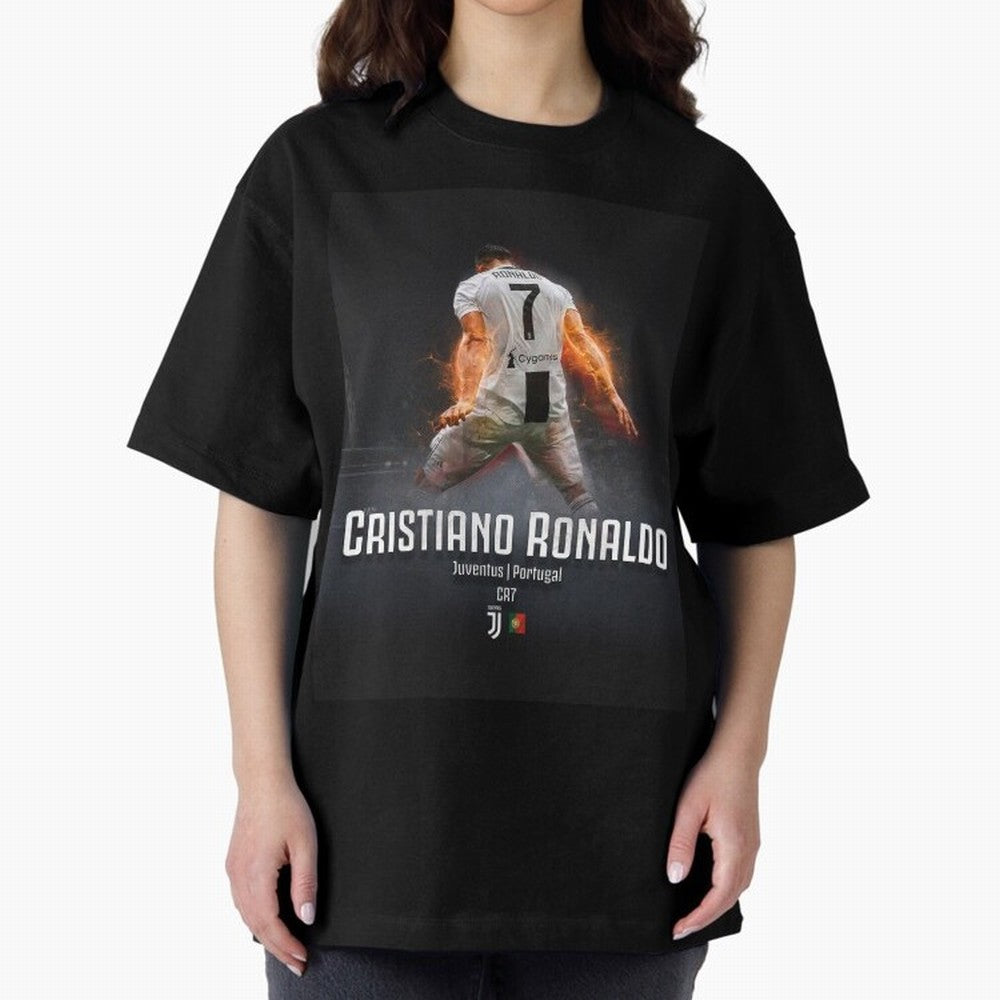 CR7 ¡ï Oversized T-Shirt Stand Out with Spirit from FIFA World Cup 2026 Group Stage with Neymar, England and Germany Energy, Retro Football Energy, Iconic Rivalries, Trophy Chase Drama and Stadium Atmosphere; Built for Supporters Chasing Trophy