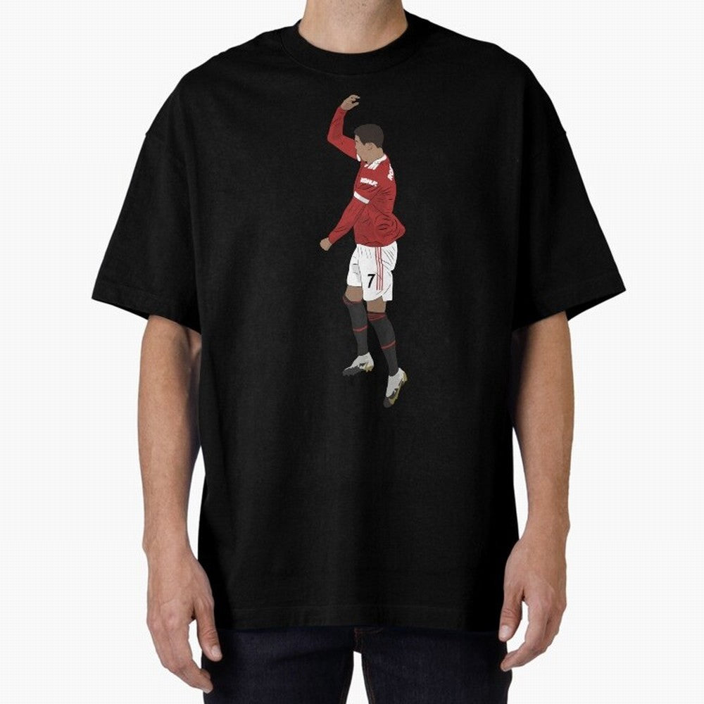 Cristiano Ronaldo Pirouette Siuuuu Goal Celebration Oversized T-Shirt Celebrate the Next Chapter of FIFA World Cup 2026 USA Canada Mexico Inspired by Messi, Neymar and Mbappe, Argentina, France and Brazil Energy, Sports Nostalgia, International