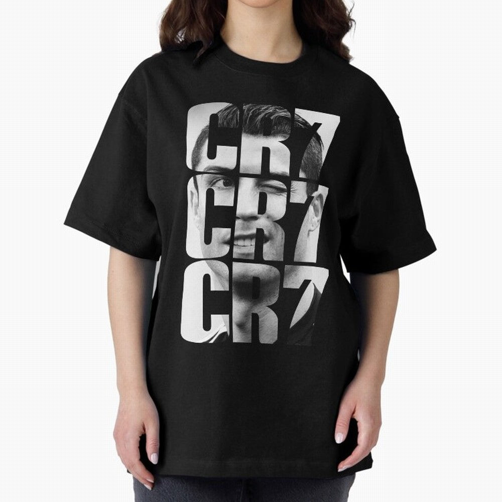 CR7 smile Oversized T-Shirt Make Your Look Match FIFA World Cup 2026 Group Stage Spirit, Celebrating Portugal, Messi, Goal Celebration Energy, Supporter Heritage, Football Icons and Worldwide Tournament Joy; Built for Supporters Chasing Trophy