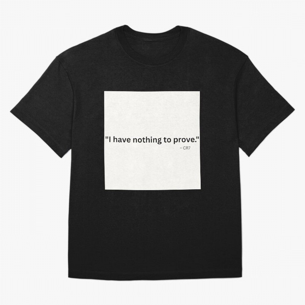 I Have Nothing To Prove Oversized T-Shirt Carry National Pride through Global Football Passion for FIFA World Cup 2026, Centered on Cristiano Ronaldo, Haaland and CR7, Spain and Netherlands, Stadium Memories, Football Loyalty, International Chants
