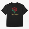 Portugal Tuga D Gold Oversized T-Shirt Remember FIFA World Cup 2026 USA Canada Mexico Spirit, Centered on England and Germany, Haaland and Mbappe, Champion Mindset, Group Stage Buzz, Knockout Tension and Passionate Fan Culture; Perfect for People