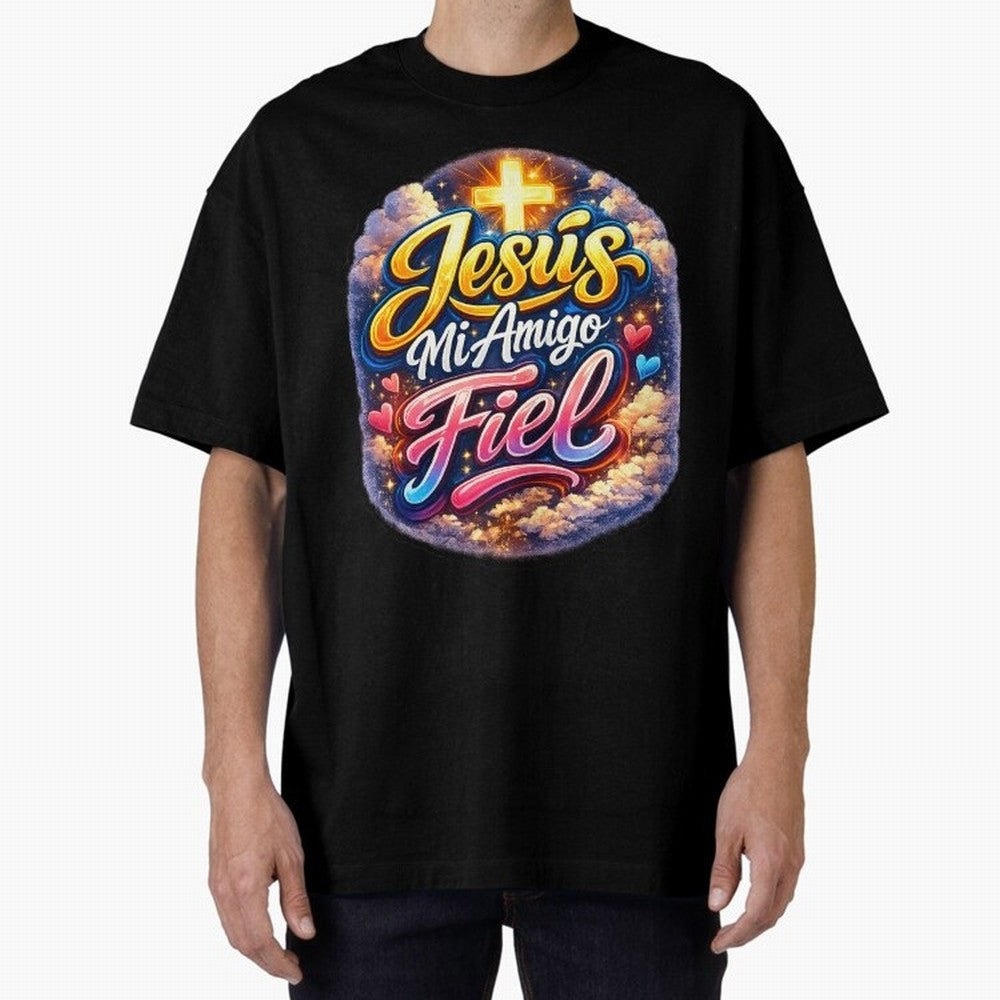 Jesus my faithful friend Oversized T-Shirt Bring Bold Fan Energy to FIFA World Cup 2026 Group Stage Spirit, Built around Brazil, Portugal and Argentina, Cristiano Ronaldo, Haaland and CR7, Supporter Pride, Iconic Celebrations, Legendary Names and