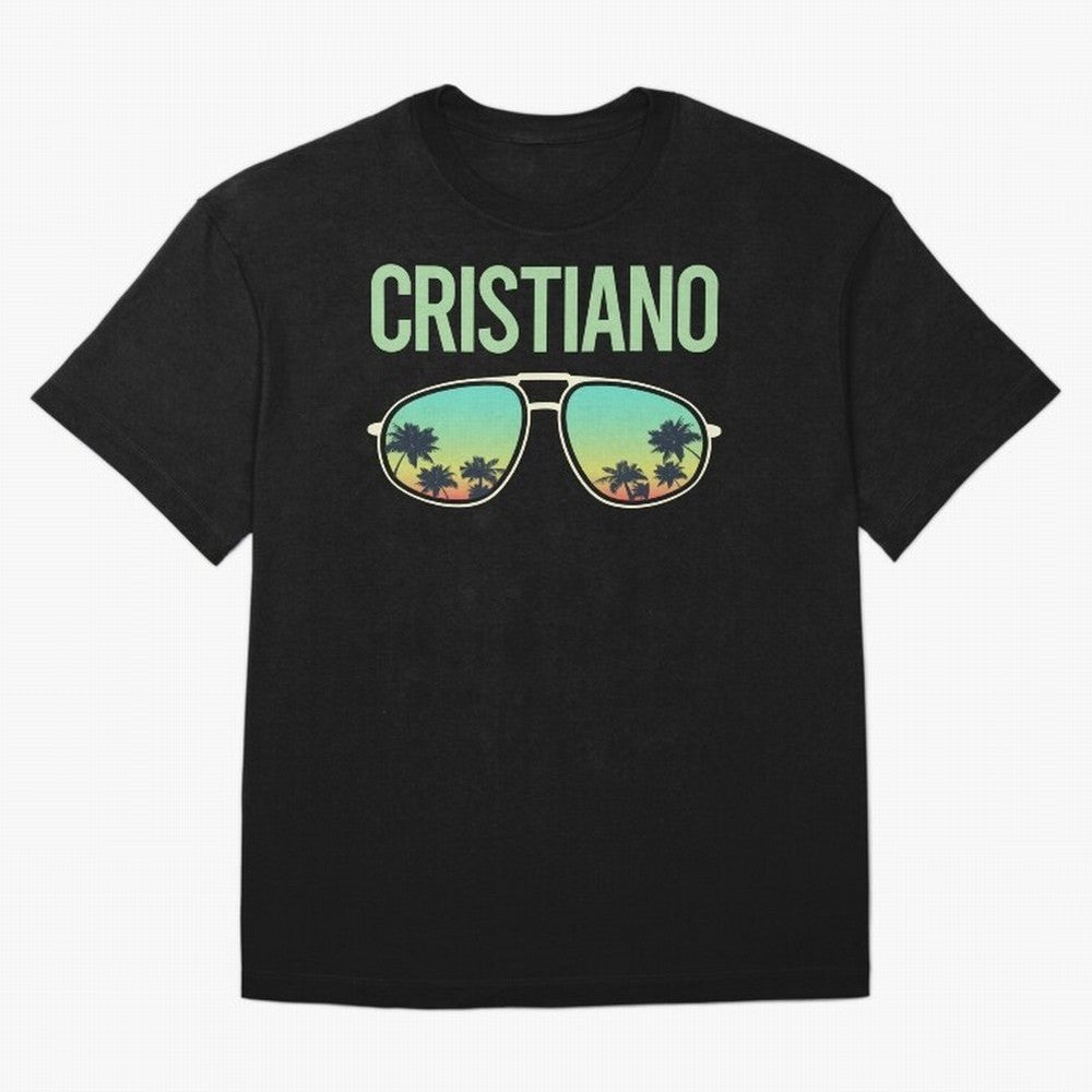 Cool Glasses Cristiano Oversized T-Shirt Back Your Heroes with FIFA World Cup 2026 USA Canada Mexico for Fans of CR7 and Messi and Spain and Netherlands, Bringing Tournament Hype, Historic Matchups, Family Viewing Parties and Global Sports Pride;