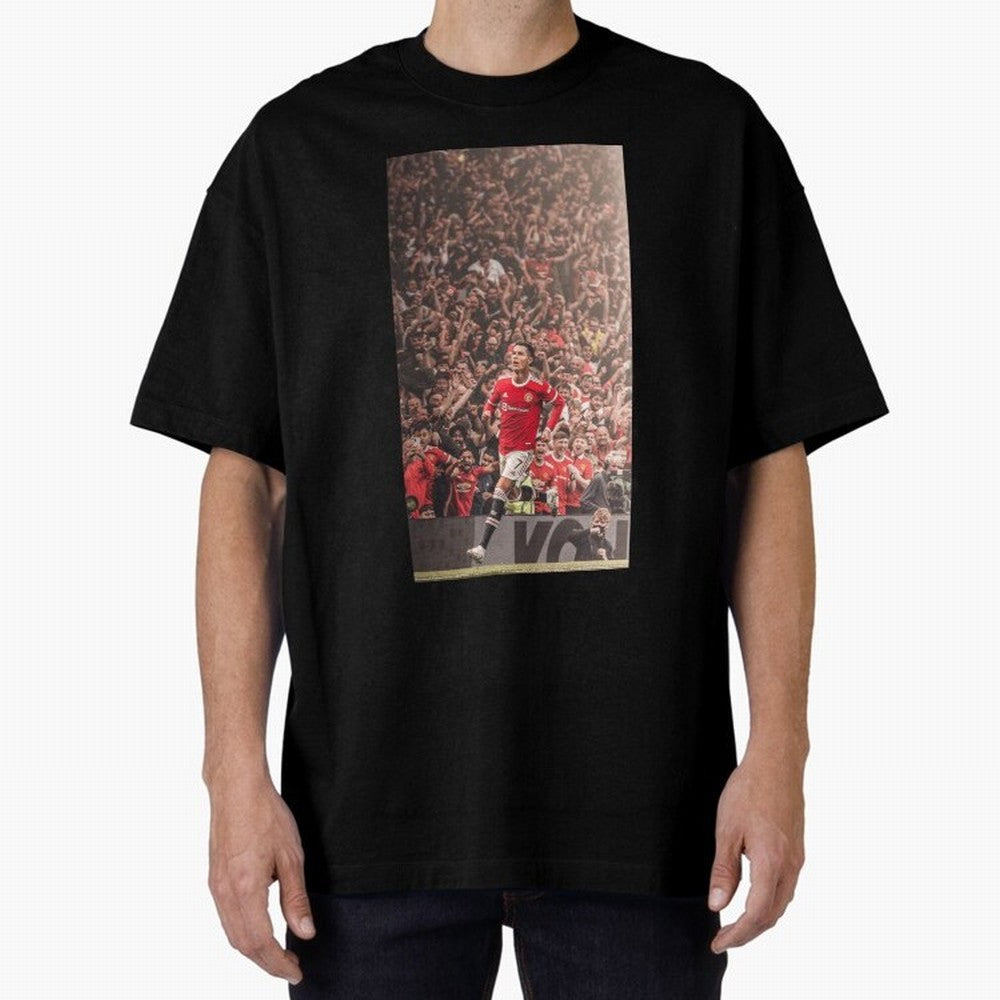 cristiano Oversized T-Shirt Join the Countdown to FIFA World Cup 2026 for Fans of Neymar, Haaland and Cristiano Ronaldo and Portugal, Spain and Germany, Bringing Classic Soccer Heritage, Championship Pressure, Fan Loyalty and International Pride;