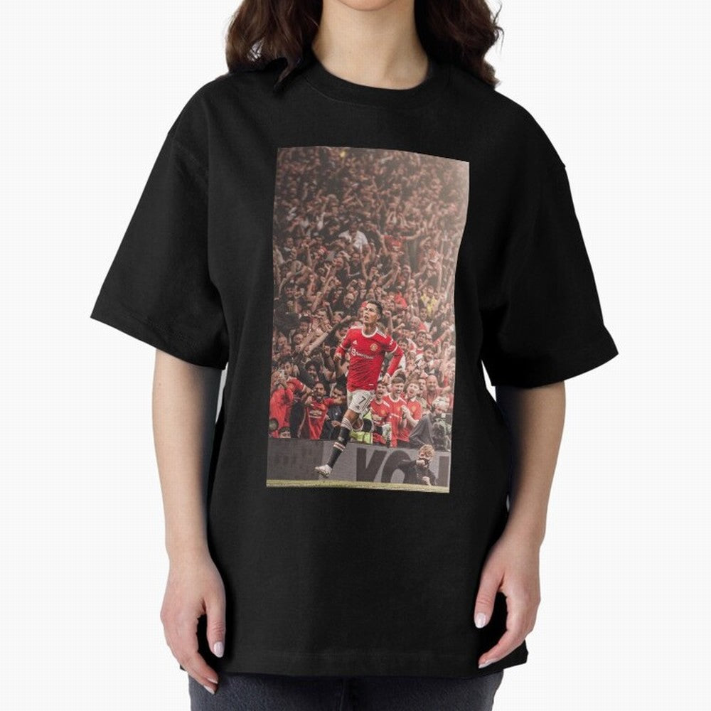 cristiano Oversized T-Shirt Join the Countdown to FIFA World Cup 2026 for Fans of Neymar, Haaland and Cristiano Ronaldo and Portugal, Spain and Germany, Bringing Classic Soccer Heritage, Championship Pressure, Fan Loyalty and International Pride;