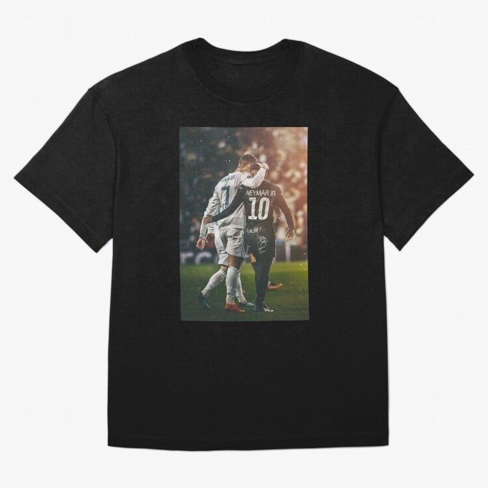 Neymar and Ronaldo Oversized T-Shirt Unlock the FIFA World Cup 2026 USA Canada Mexico Journey through Neymar Highlights, Portugal, Spain and Germany Pride, Football History, Final Match Energy, Crowd Noise and Once in a Lifetime Moments; Built for