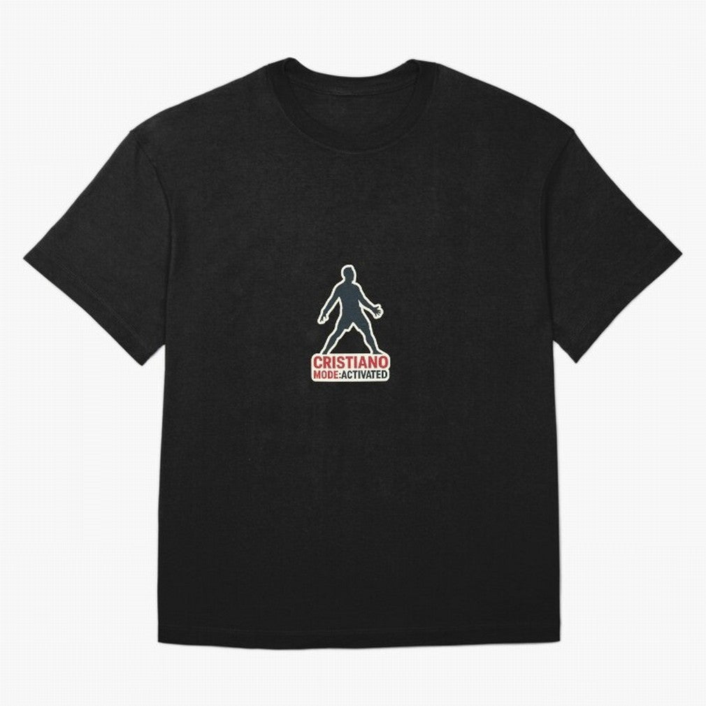 Cristiano Mode: Activated Oversized T-Shirt Show Support during Match Day Hype around FIFA World Cup 2026, Mbappe and Neymar, Argentina and Brazil, Global Supporter Spirit, Legendary Goals, National Colors and Tournament Celebration; Ideal for Fans