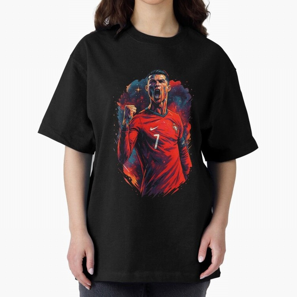 cr7 the legend Oversized T-Shirt Spotlight Global Football Passion for FIFA World Cup 2026 USA Canada Mexico, with Messi and Cristiano Ronaldo, England, France and Netherlands, Soccer Culture, Superstar Moments, National Team Dreams and Competitive