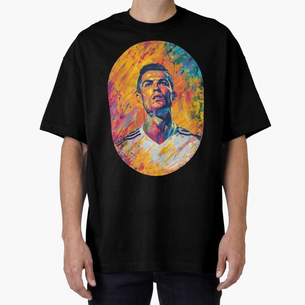 Cristiano Oversized T-Shirt Celebrate Unforgettable Nights in FIFA World Cup 2026 for Fans of CR7 and Messi and Portugal, Spain and Germany, Bringing Worldwide Fan Energy, Dramatic Goals, Stadium Lights and Championship Celebrations; Built for