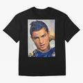 Cristiano Oversized T-Shirt Represent FIFA World Cup 2026 Group Stage Driven by Neymar, Haaland and Cristiano Ronaldo, Brazil Energy, Retro Football Energy, Iconic Rivalries, Trophy Chase Drama and Stadium Atmosphere; Ideal for Passionate Fans Who