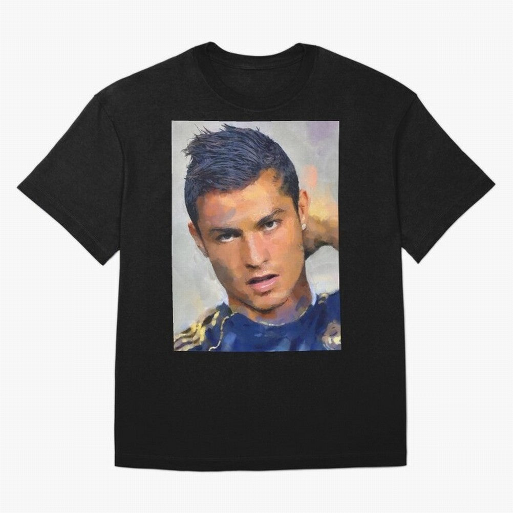 Cristiano Oversized T-Shirt Represent FIFA World Cup 2026 Group Stage Driven by Neymar, Haaland and Cristiano Ronaldo, Brazil Energy, Retro Football Energy, Iconic Rivalries, Trophy Chase Drama and Stadium Atmosphere; Ideal for Passionate Fans Who