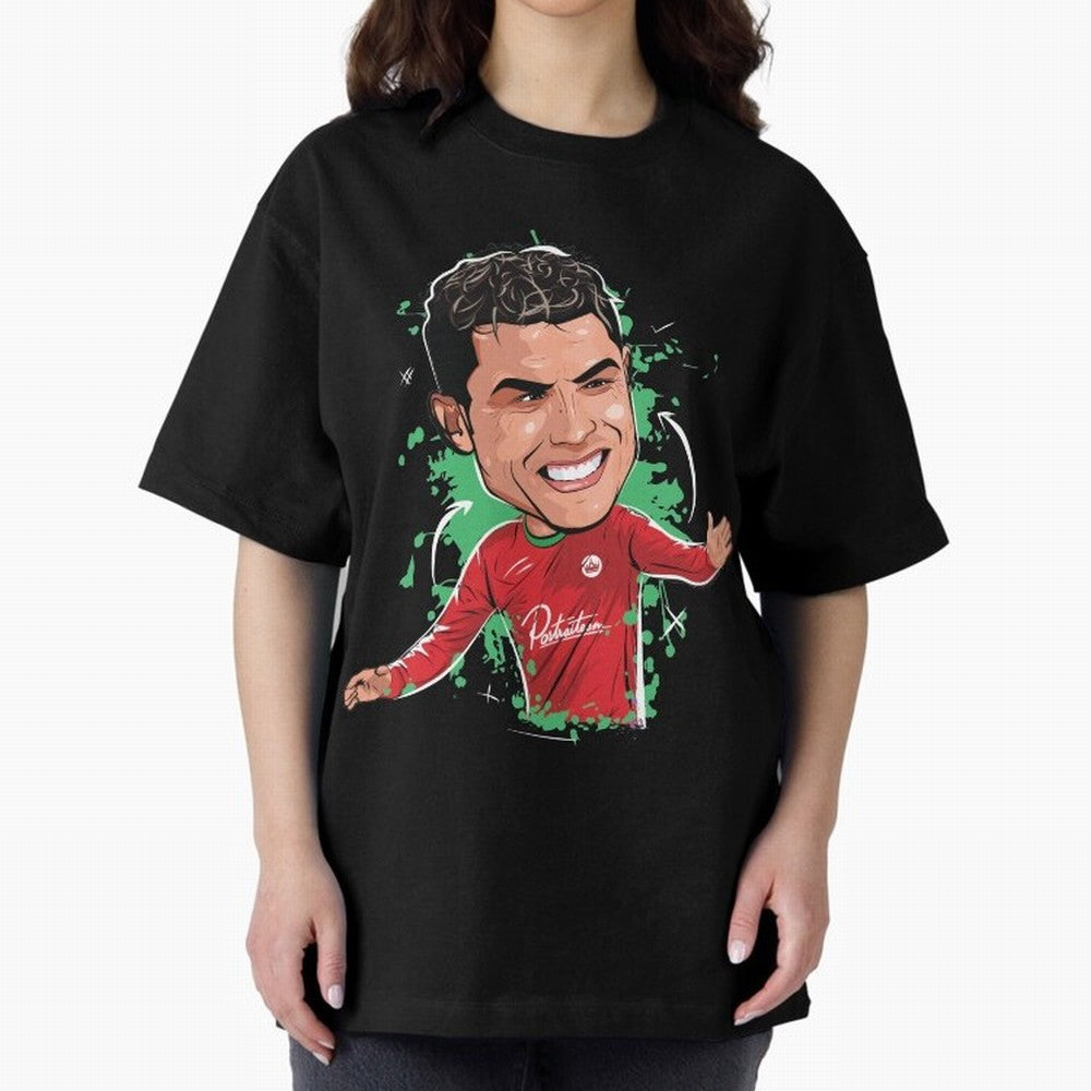 Cristiano Oversized T-Shirt Turn Every Weekend Toward the FIFA World Cup 2026 Journey through Mbappe Highlights, Argentina, France and Brazil Pride, Football Festival Excitement, Trophy Ambitions, Country Rivalries and Star Player Buzz; Perfect for