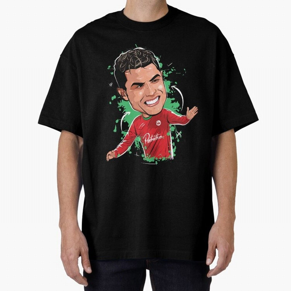 Cristiano Oversized T-Shirt Turn Every Weekend Toward the FIFA World Cup 2026 Journey through Mbappe Highlights, Argentina, France and Brazil Pride, Football Festival Excitement, Trophy Ambitions, Country Rivalries and Star Player Buzz; Perfect for