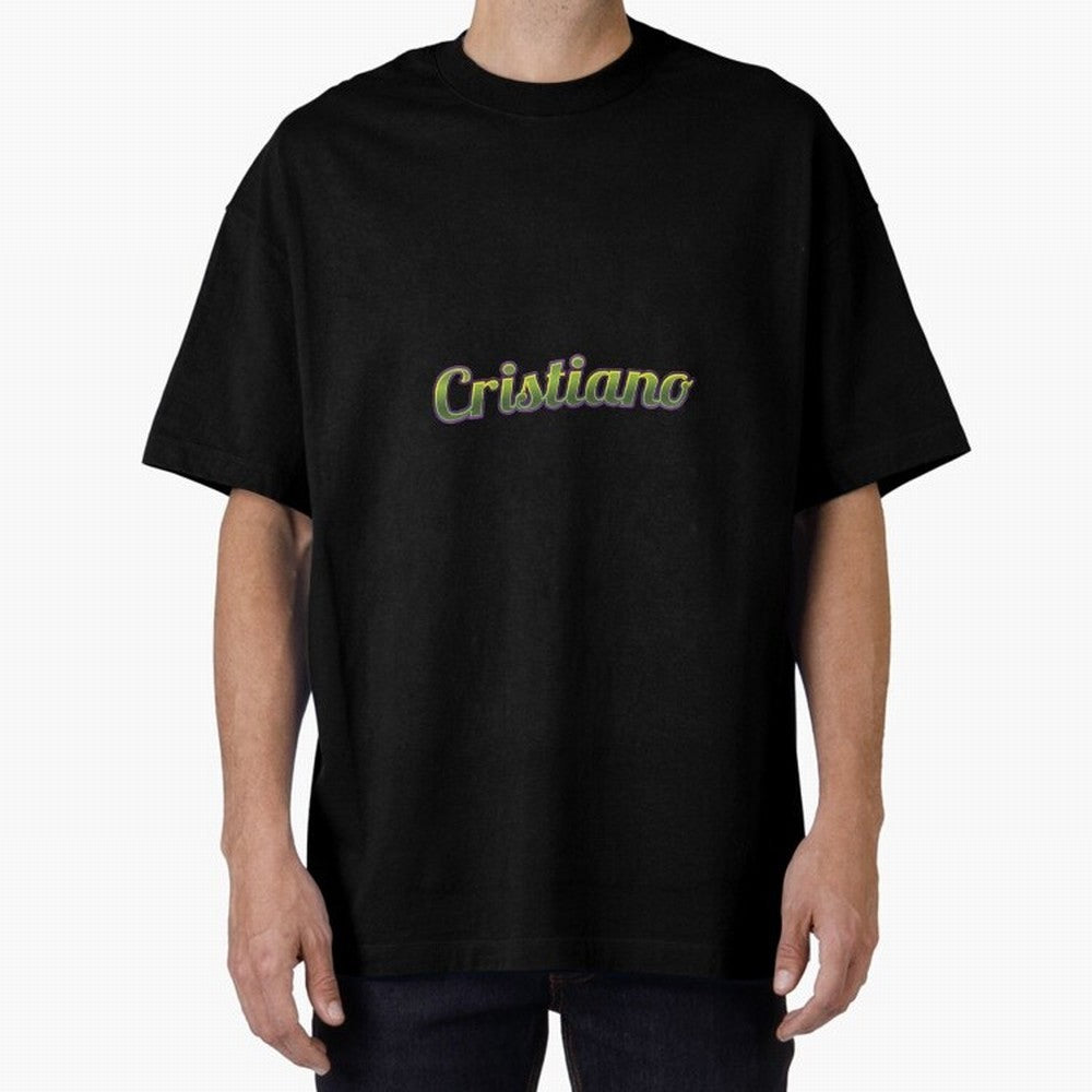 Cristiano Oversized T-Shirt Fuel the Hype around Match Day Hype around FIFA World Cup 2026 USA Canada Mexico, Messi, CR7 and Mbappe, Argentina and Brazil, Retro Football Energy, Iconic Rivalries, Trophy Chase Drama and Stadium Atmosphere; Made for