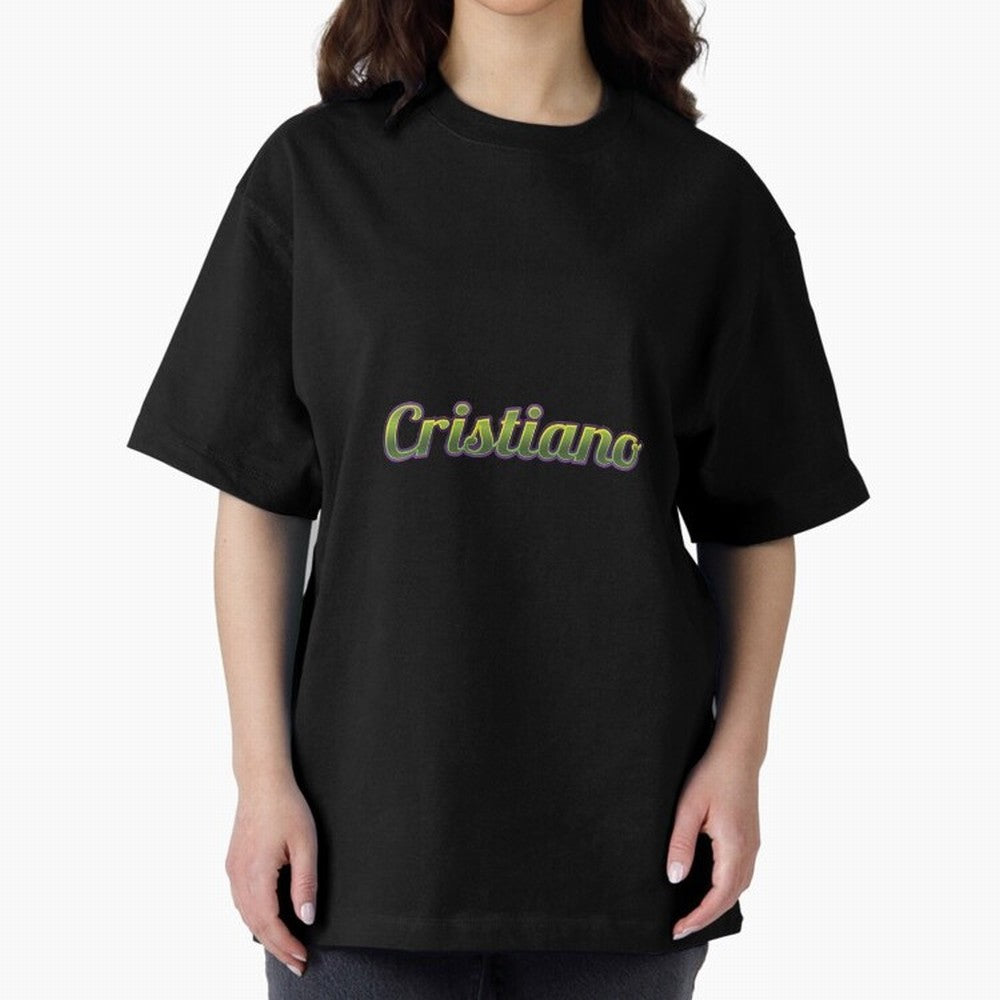 Cristiano Oversized T-Shirt Fuel the Hype around Match Day Hype around FIFA World Cup 2026 USA Canada Mexico, Messi, CR7 and Mbappe, Argentina and Brazil, Retro Football Energy, Iconic Rivalries, Trophy Chase Drama and Stadium Atmosphere; Made for