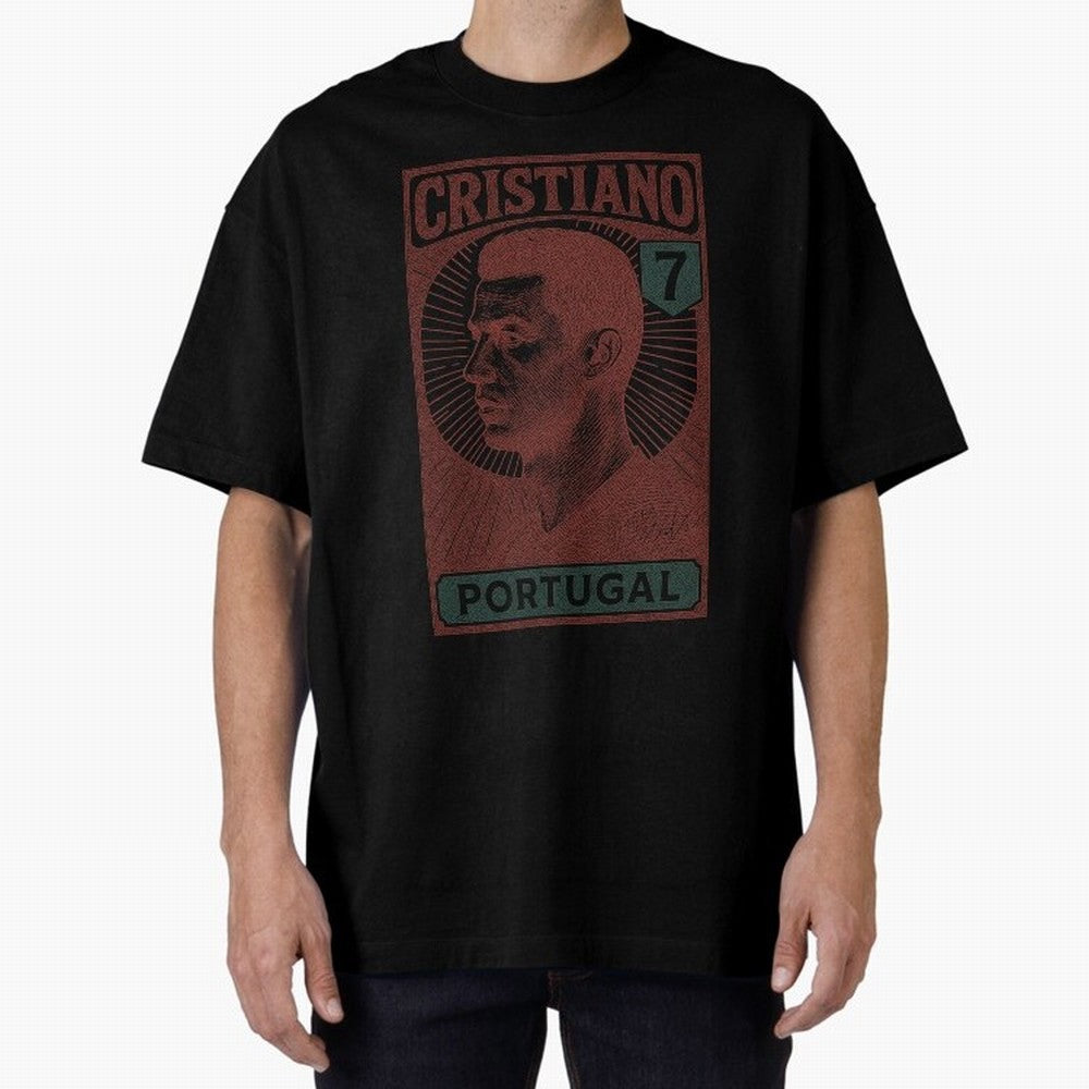 CRISTIANO Oversized T-Shirt Fuel the Hype around FIFA World Cup 2026 Connected to Neymar, Argentina and Brazil Energy, Tournament Hype, Historic Matchups, Family Viewing Parties and Global Sports Pride; Made for Die Hard Supporters, Soccer Lovers,