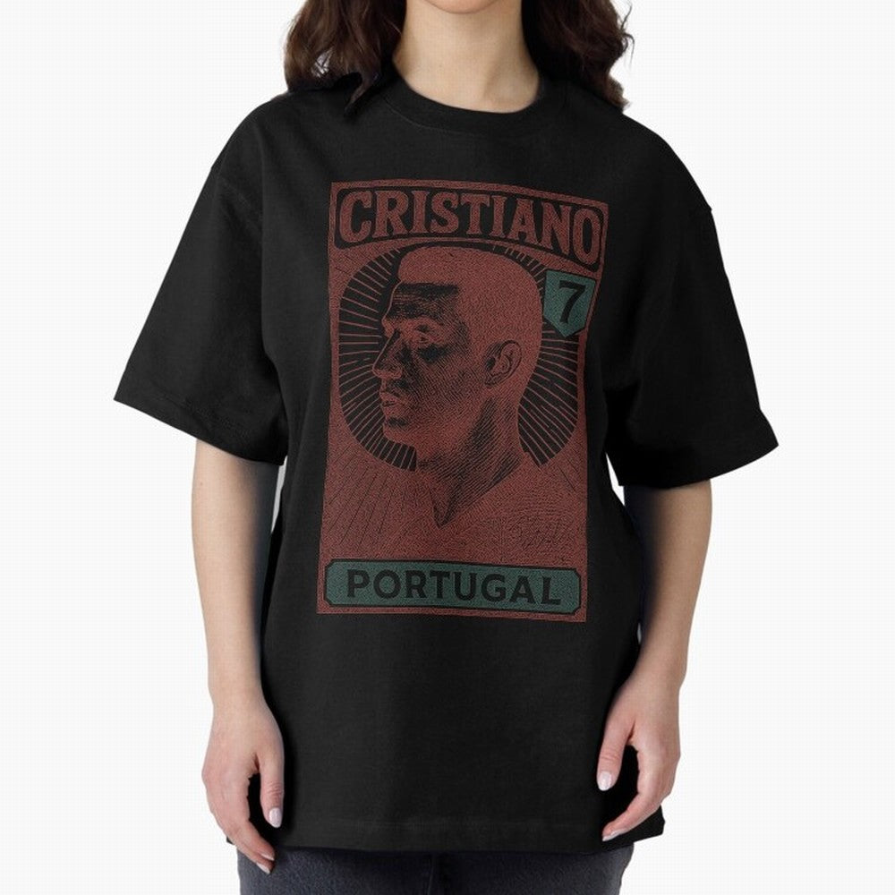 CRISTIANO Oversized T-Shirt Fuel the Hype around FIFA World Cup 2026 Connected to Neymar, Argentina and Brazil Energy, Tournament Hype, Historic Matchups, Family Viewing Parties and Global Sports Pride; Made for Die Hard Supporters, Soccer Lovers,